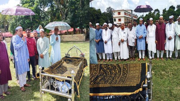  গুইমারা উপজেলা বিএনপির সাবেক সভাপতি নুরুন্নবী মাস্টার’র জানাজা সম্পন্ন