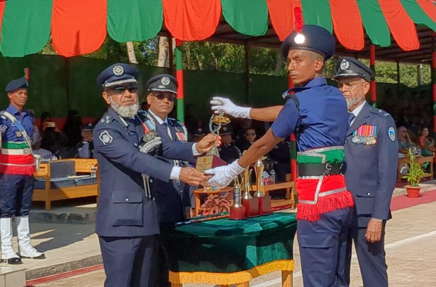  খাগড়াছড়িতে পুলিশের ১৬৩ জন নবীন সদস্য হিসেবে শপথ গ্রহণ উপলক্ষে কুচকাওয়াজ